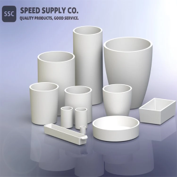 8 Mol phần trăm Yttria Ổn định Zirconia Crucible